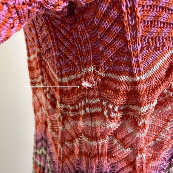 Soft Surroundings Women Size 3X Rosita Open Crochet Knit Pullover Cotton Sweater - Picture 14 of 14